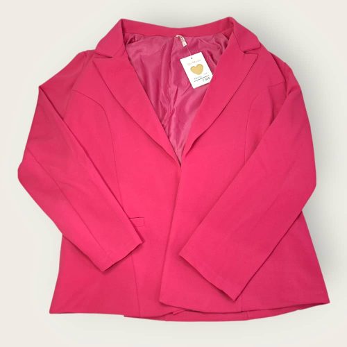 Blazer largo con cuello clásico