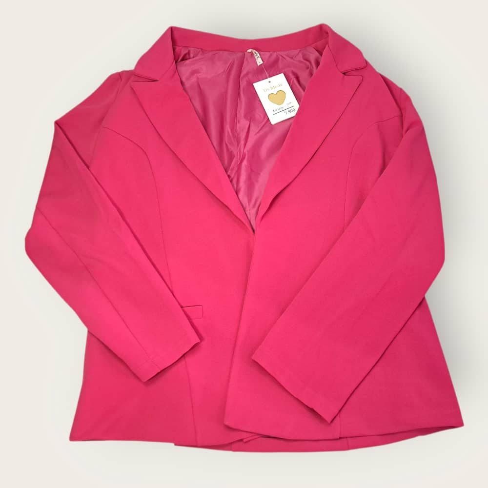 Blazer largo con cuello clásico