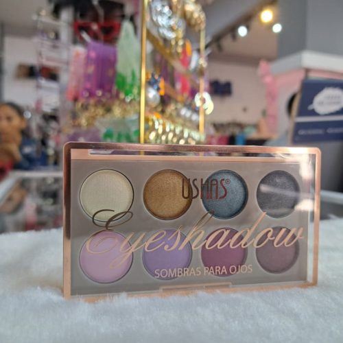 Paleta de sombras de ojos, 8 colores de sombras de ojos, con acabados brillantes y mates.