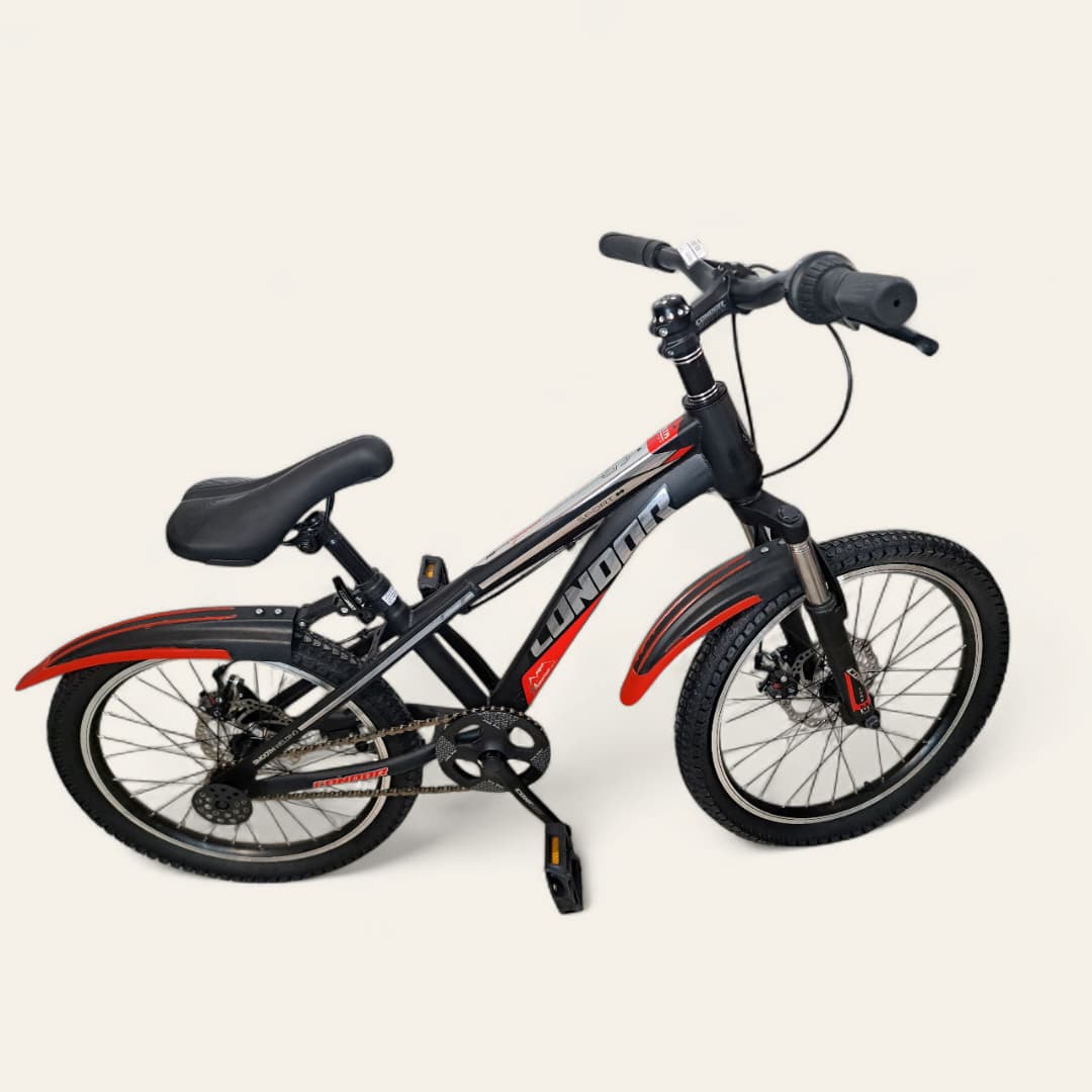 Bicicleta infantil de 20", adecuada para niños y niñas de 9 a 14 años, frenos de montaña rusa ajustable.