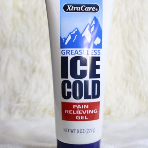 Gel analgésico XtraCare Greaseless Ice Cold Pain Relieving Gel. Alivio temporal de dolores y molestias menores en músculos y articulaciones.