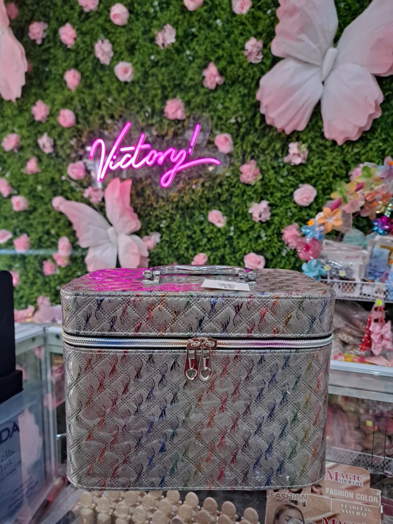 Bolsa de maquillaje, cosméticos, GRANDE. Organizador de maquillaje para mujeres y niñas