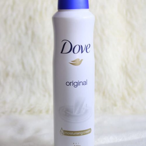 Desodorante antitranspirante en aerosol Dove Original. Proporciona hasta 48 horas de protección contra el sudor y el mal olor.