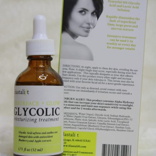 Suero facial de ácido glicólico rejuvenecedor, corrector de manchas oscuras antienvejecimiento, exfoliación facial que reduce los poros dilatados, minimiza las líneas finas, unifica el tono